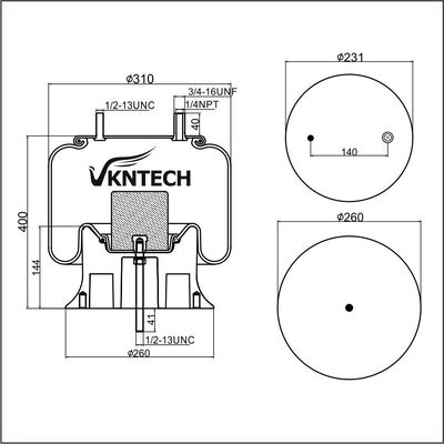 LUFTFEDER Watson & Chalin AS-0061 Firestone W01-358-9243 Goodyear 1R12-480 ERSATZ DURCH VKNTECH 1K9243