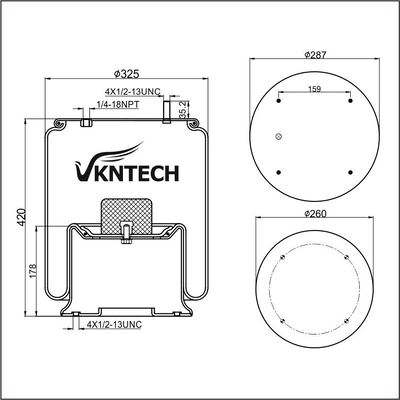 HENDRICKSON B-12514-004 B-12514-011 HENDRICKSON TRAILER S2063 RIDEWELL 1003589158C Contitech 11 10.5-21 A 318 ersetzt durch VKNTECH 1K9152