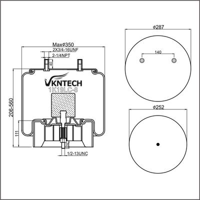 S-237484 Contitech 11 10.5B-18 P 743 Firestone W01-358-8093 ersetzt durch VKNTECH 1K8093